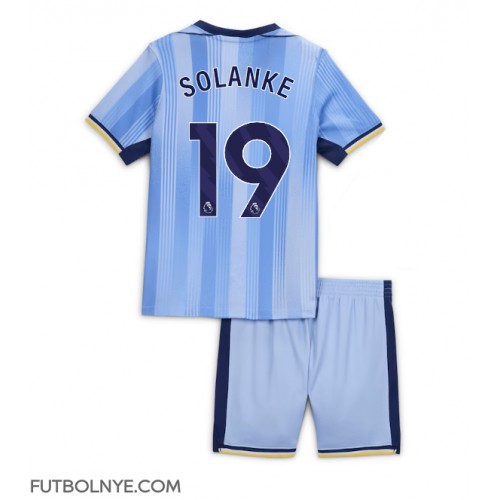 Camiseta Tottenham Hotspur Dominic Solanke #19 Visitante Equipación para niños 2024-25 manga corta (+ pantalones cortos)